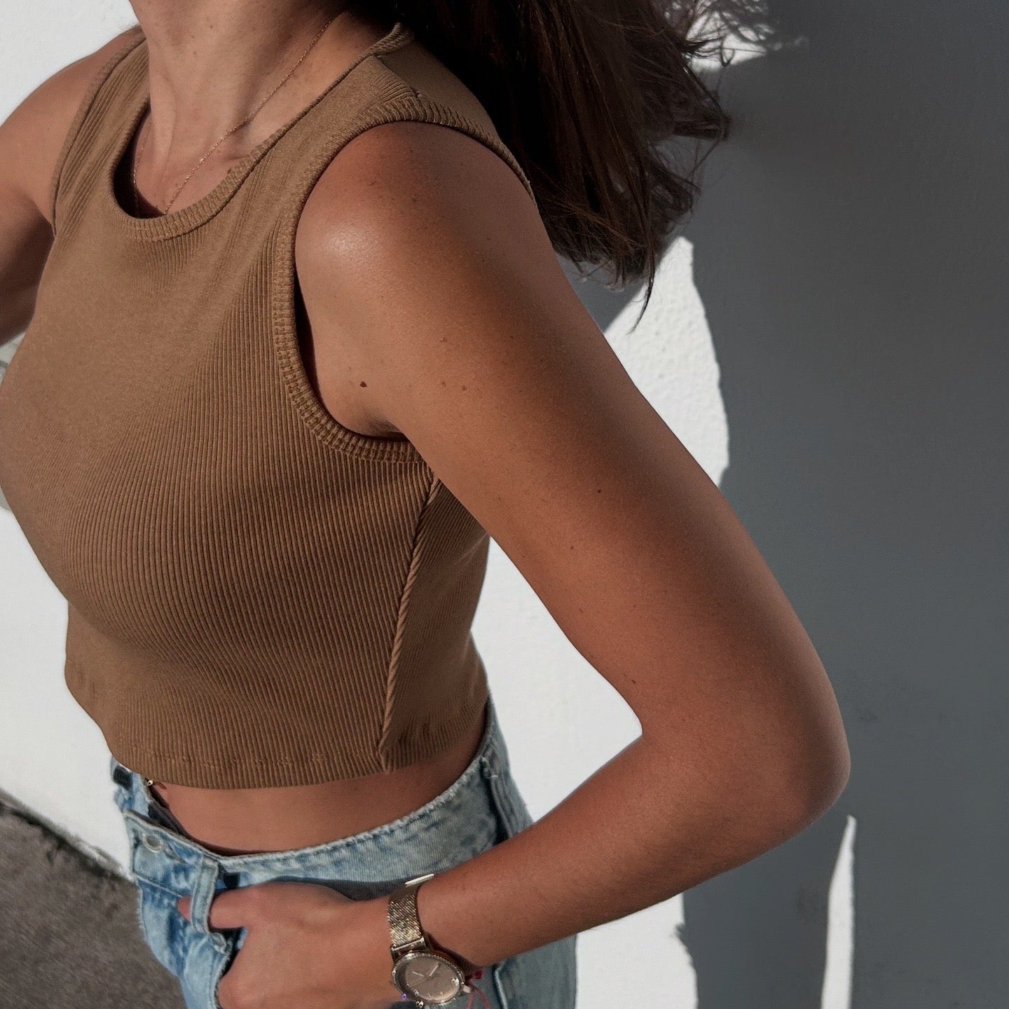 Crop Top Rib