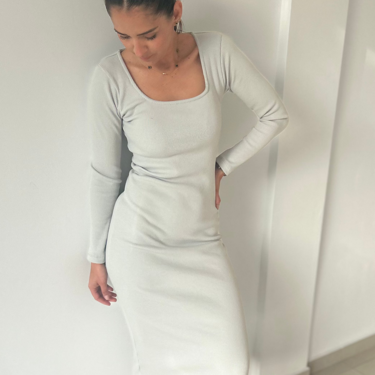 Vestido Rib Negro