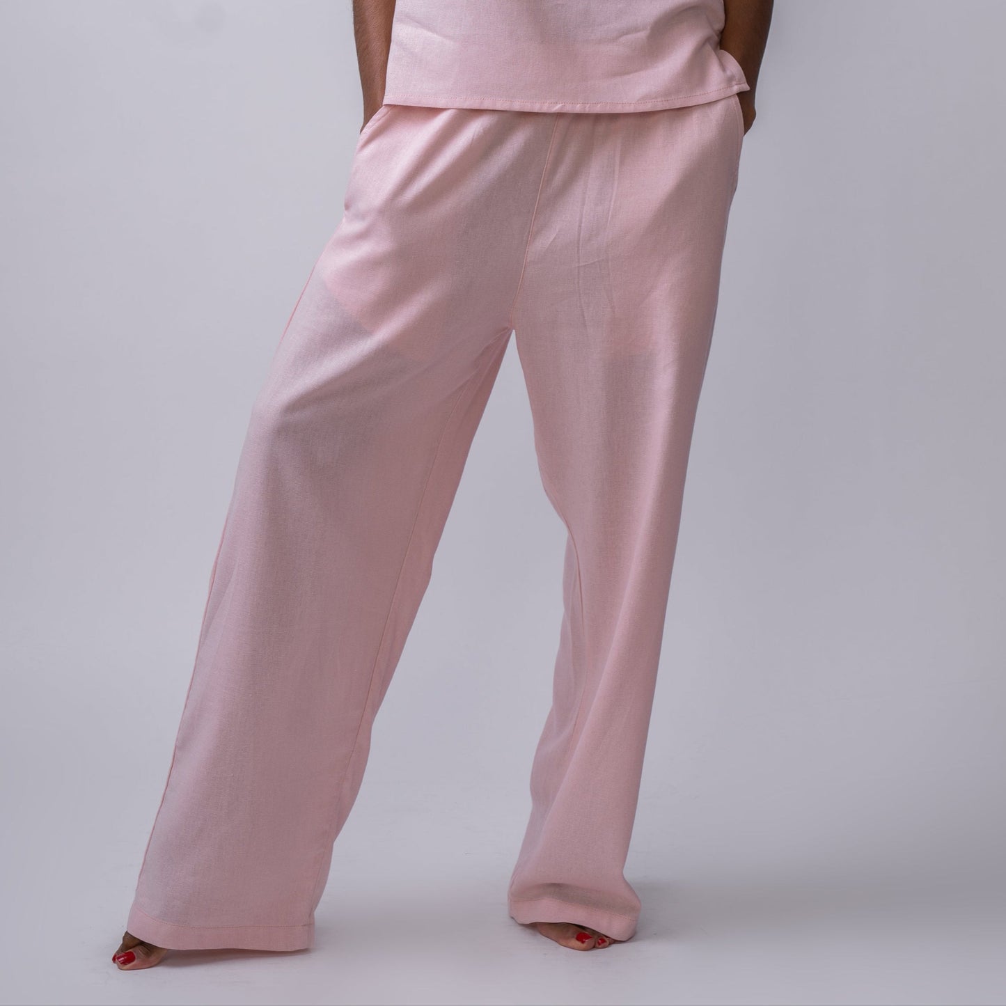 Pantalón Suelto Rosa
