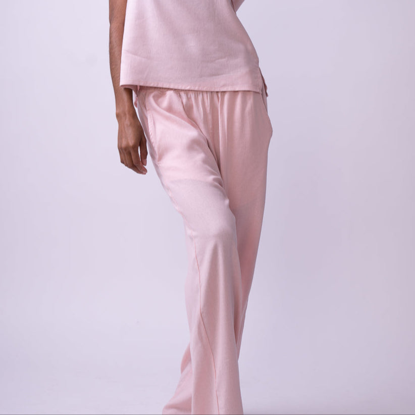Pantalón Suelto Rosa