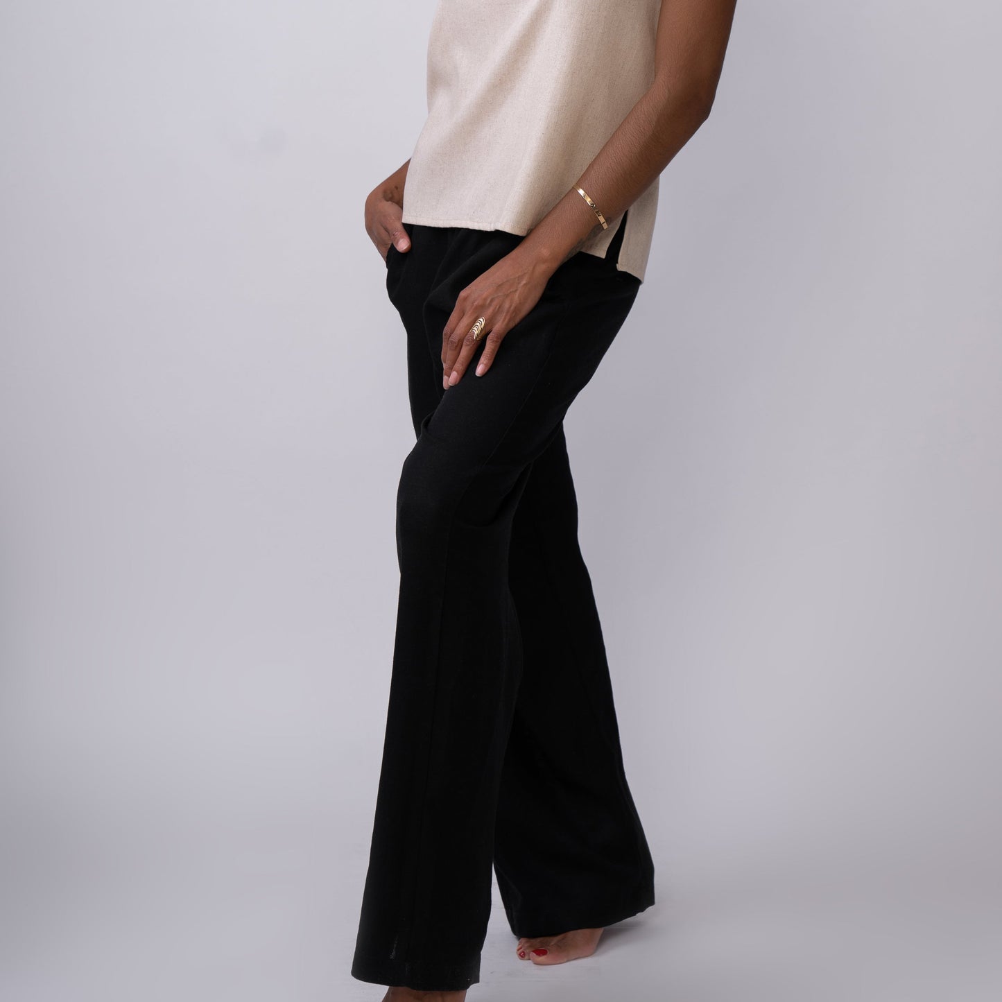 Pantalón Suelto Negro