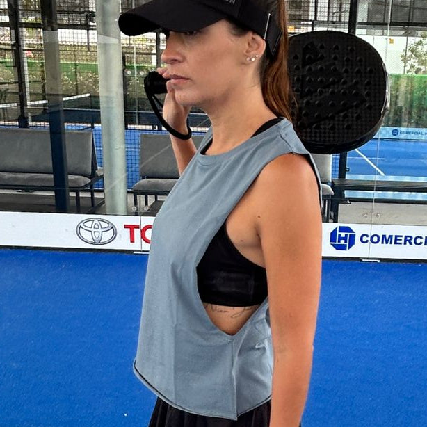 Musculosa sin capucha algodón premium