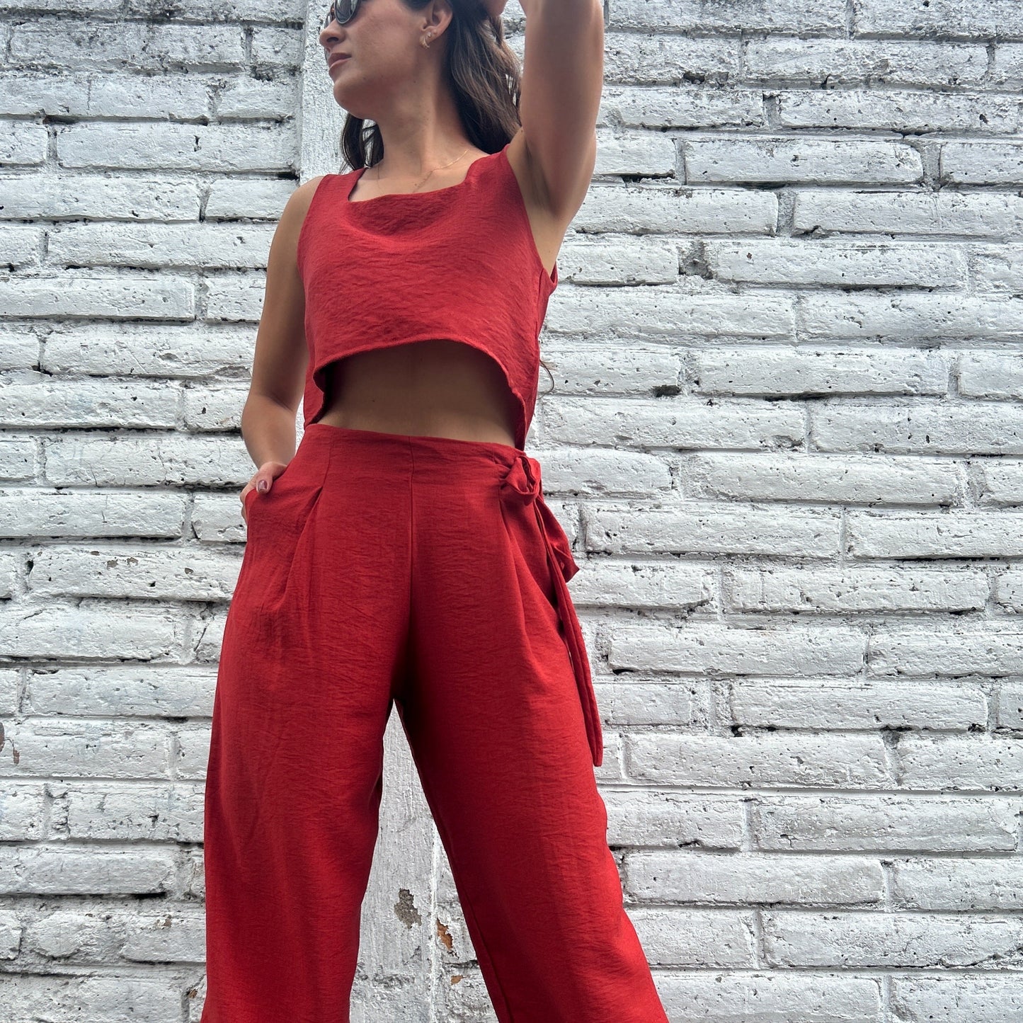 Set Americano (Croptop + Pantalón)