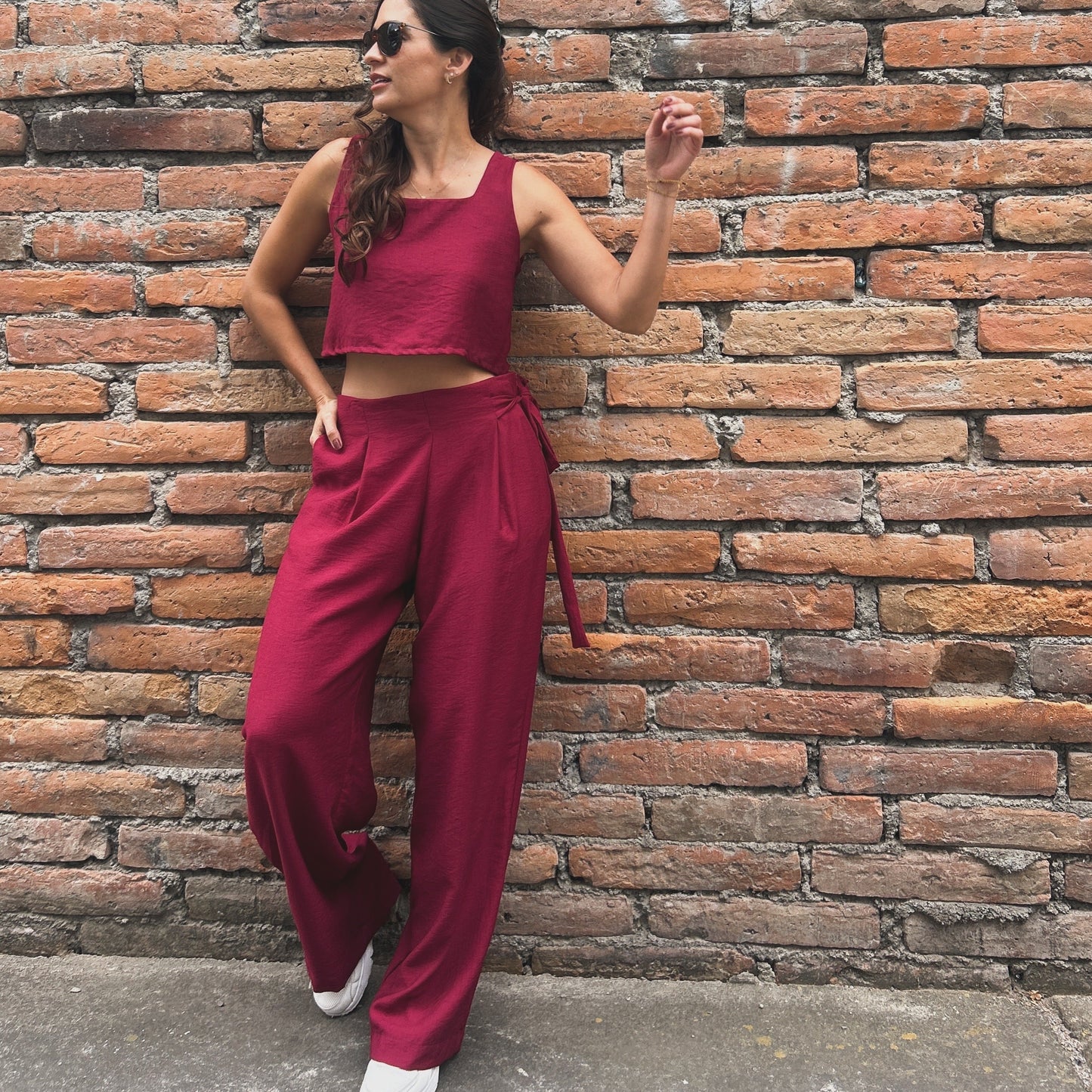 Set Americano (Croptop + Pantalón)