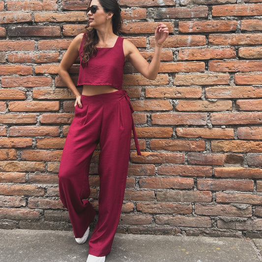 Set Americano (Croptop + Pantalón)