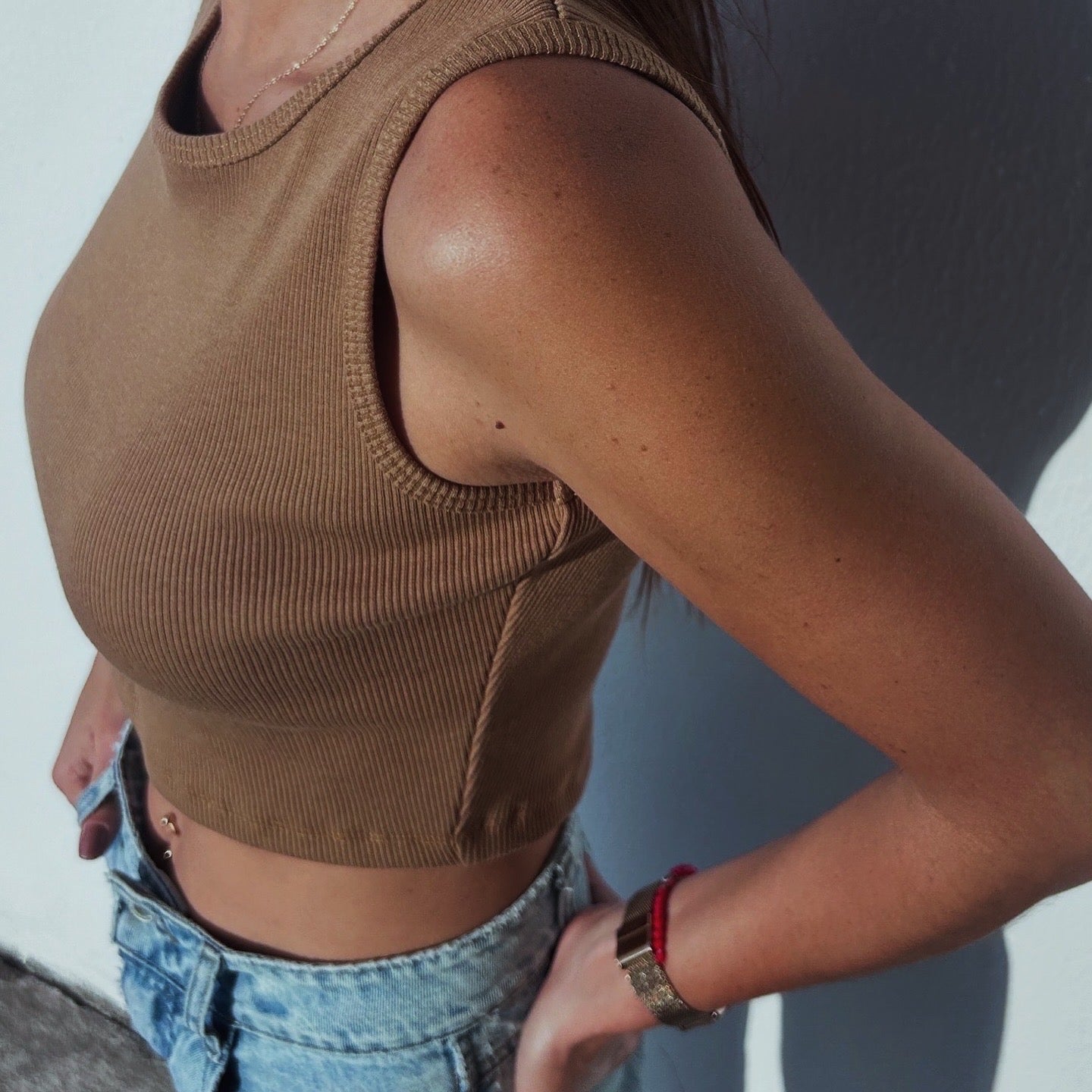 Crop Top Rib