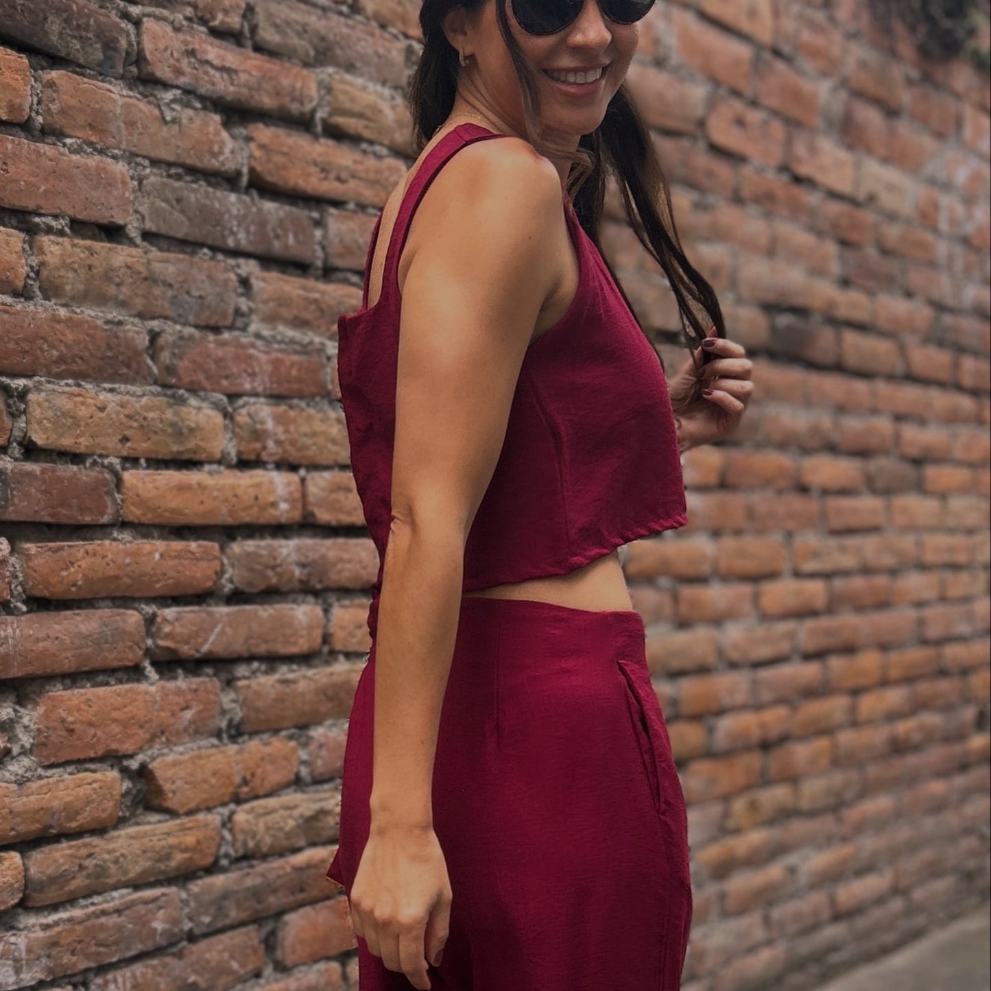 Set Americano (Croptop + Pantalón)