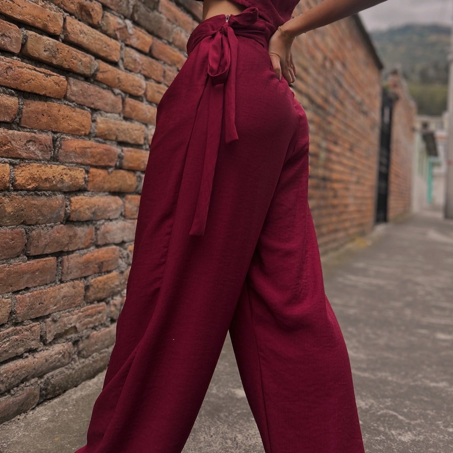 Set Americano (Croptop + Pantalón)