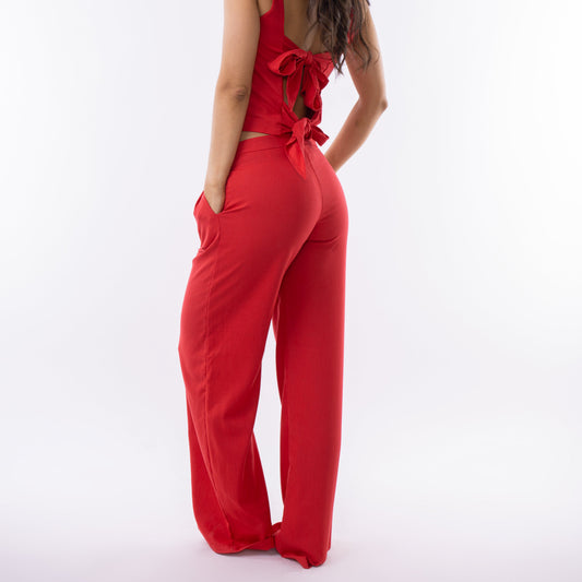 Pantalón Sarai (Rojo)