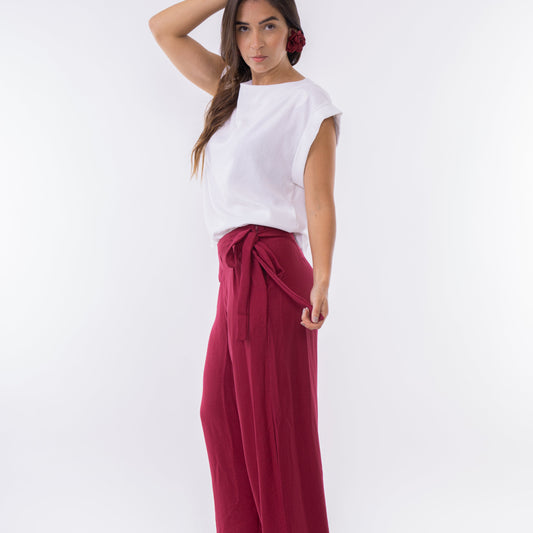 Pantalón Lazo Vino