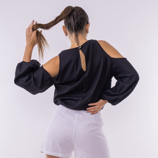 Blusa hombro (Negro)
