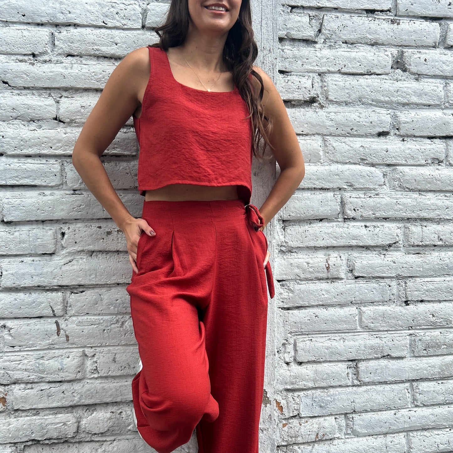 Set Americano (Croptop + Pantalón)
