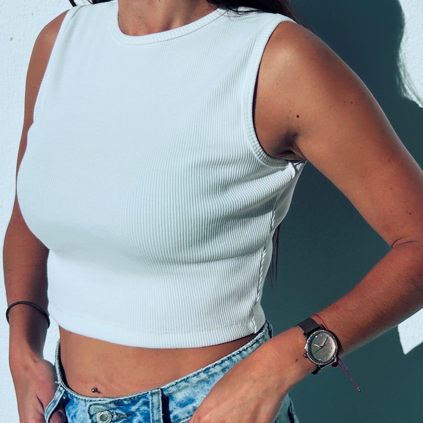 Crop Top Rib
