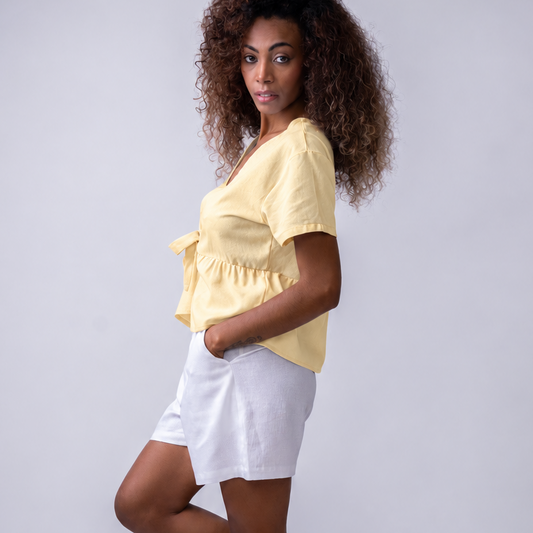 Camisa Vuelos Amarilla