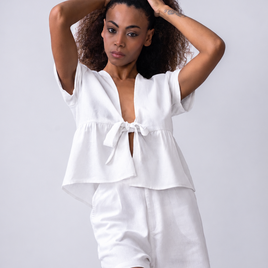 Camisa Vuelos Blanca