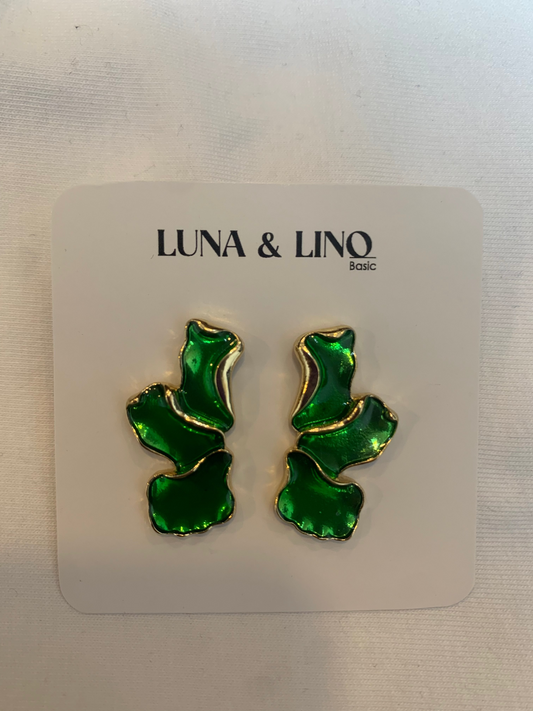 Pétalos Verdes y Dorados