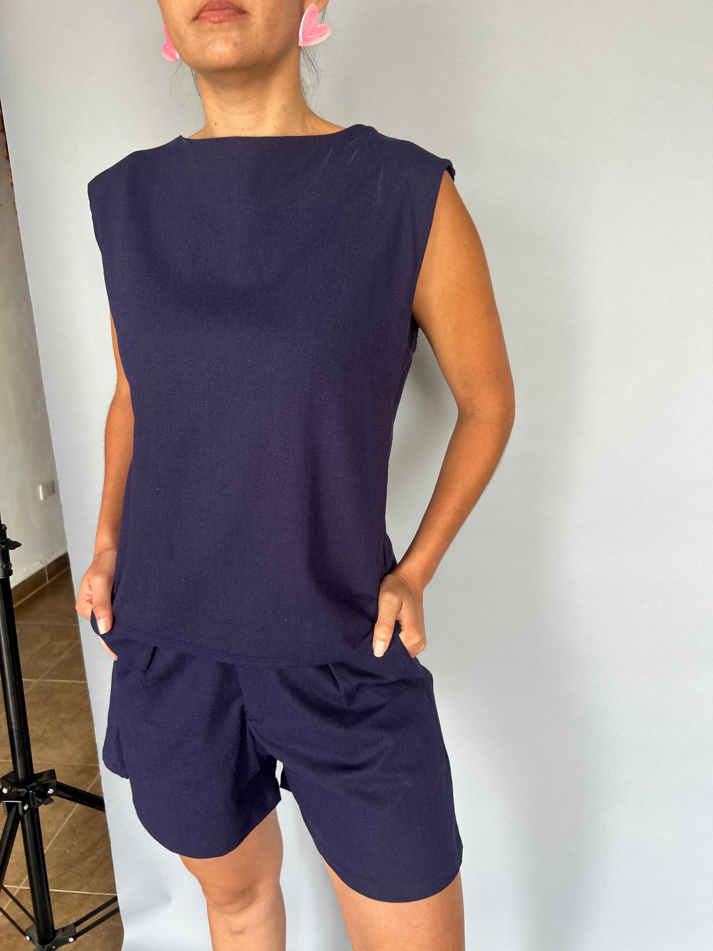 Short de Lino Natural