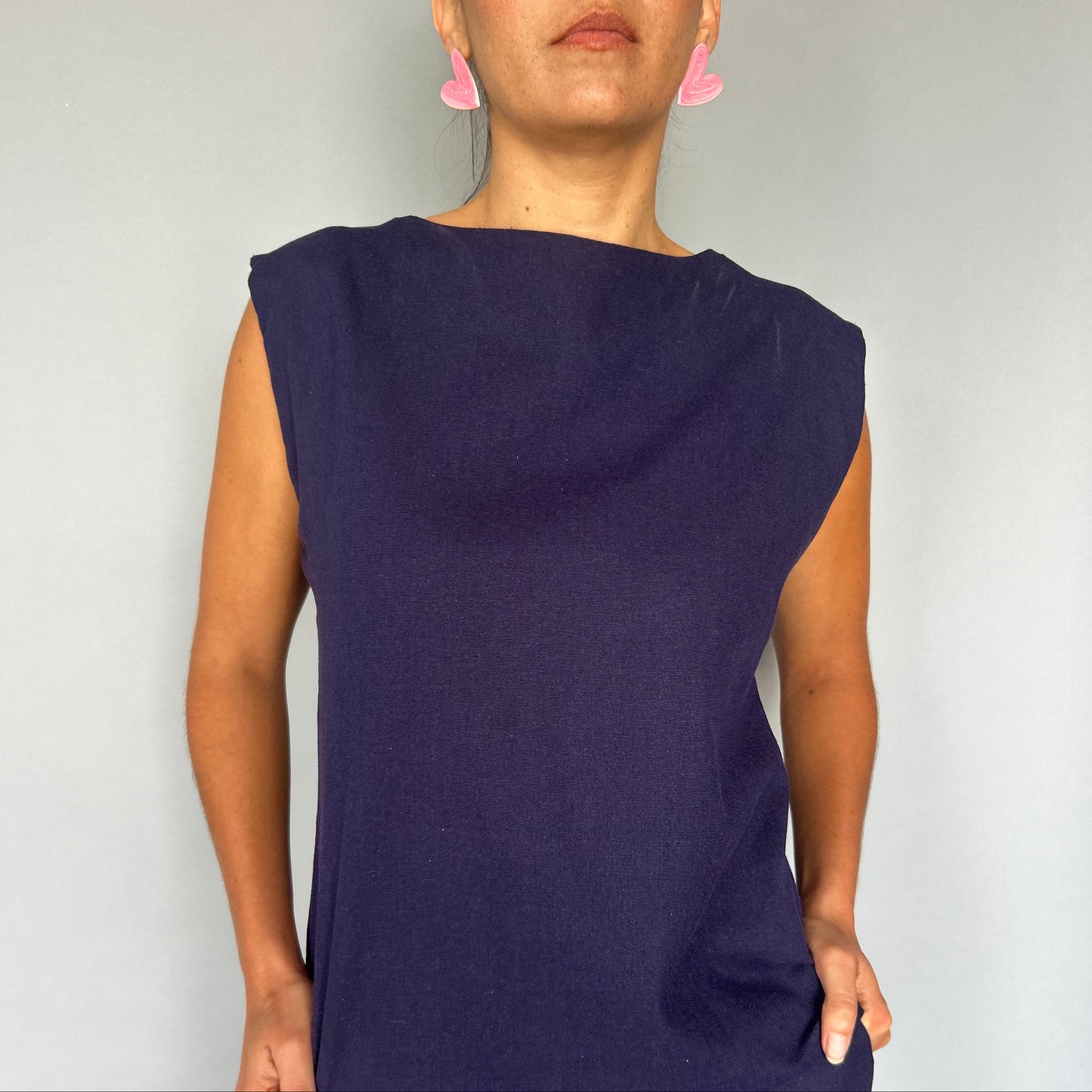 Blusa lazos Espalda  Amarilla (Lino + algodón)