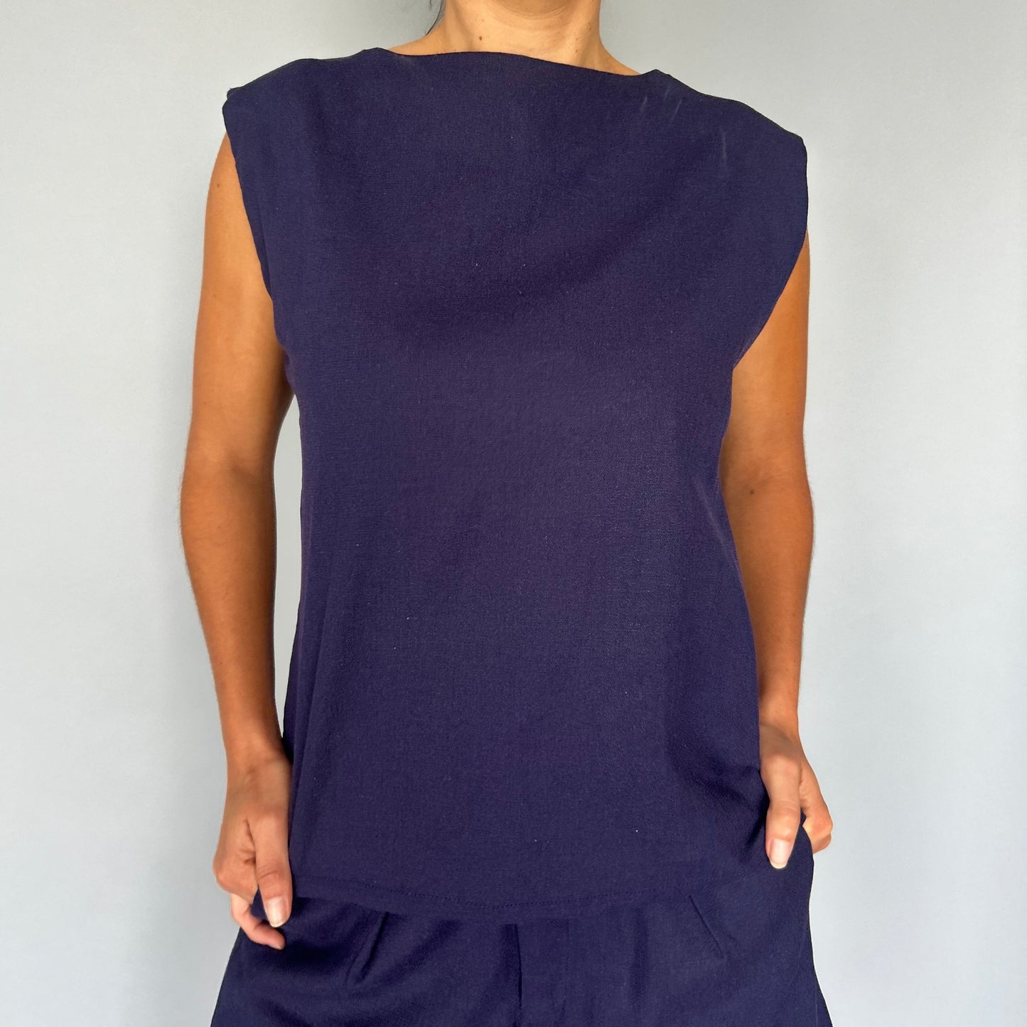 Blusa lazos Espalda  Amarilla (Lino + algodón)