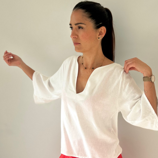 Camisa Manga Campana