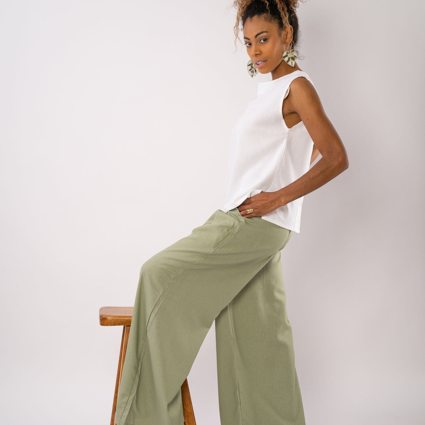 Pantalón Tem de lino