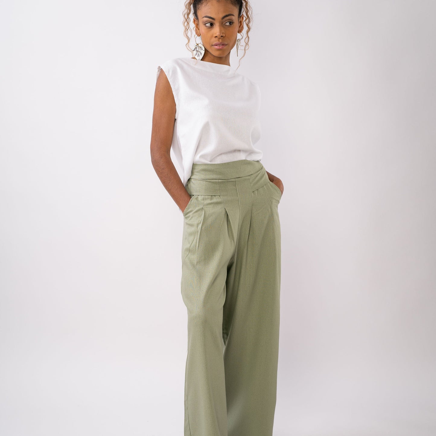 Pantalón Tem de lino