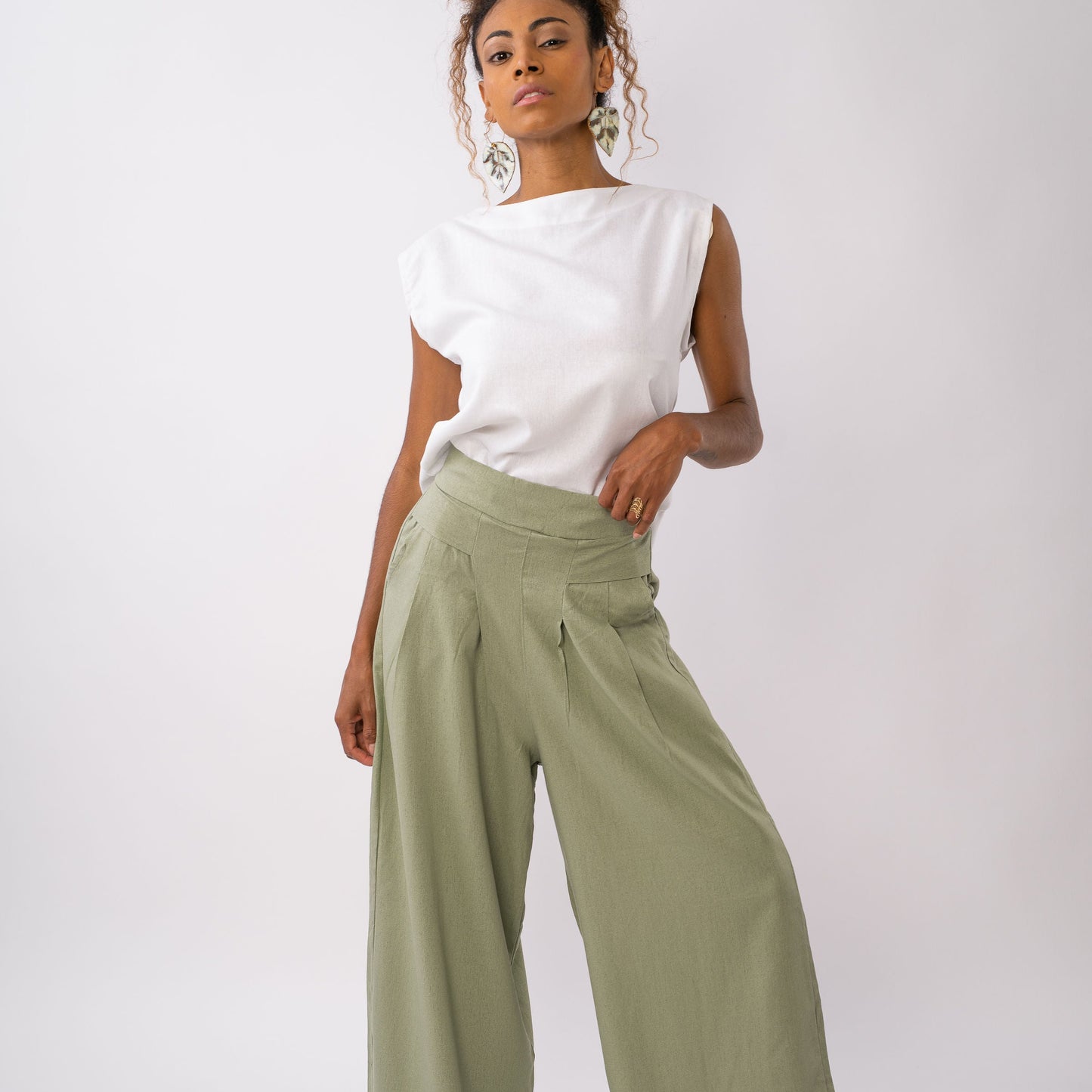 Pantalón Tem de lino