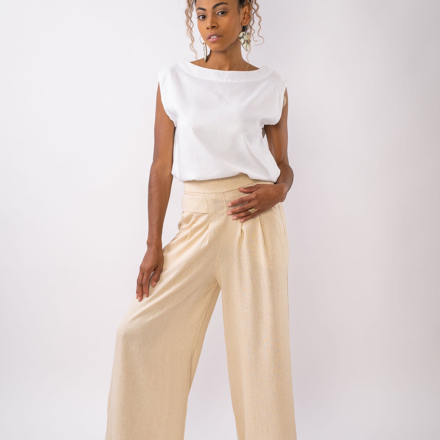 Pantalón Tem de lino