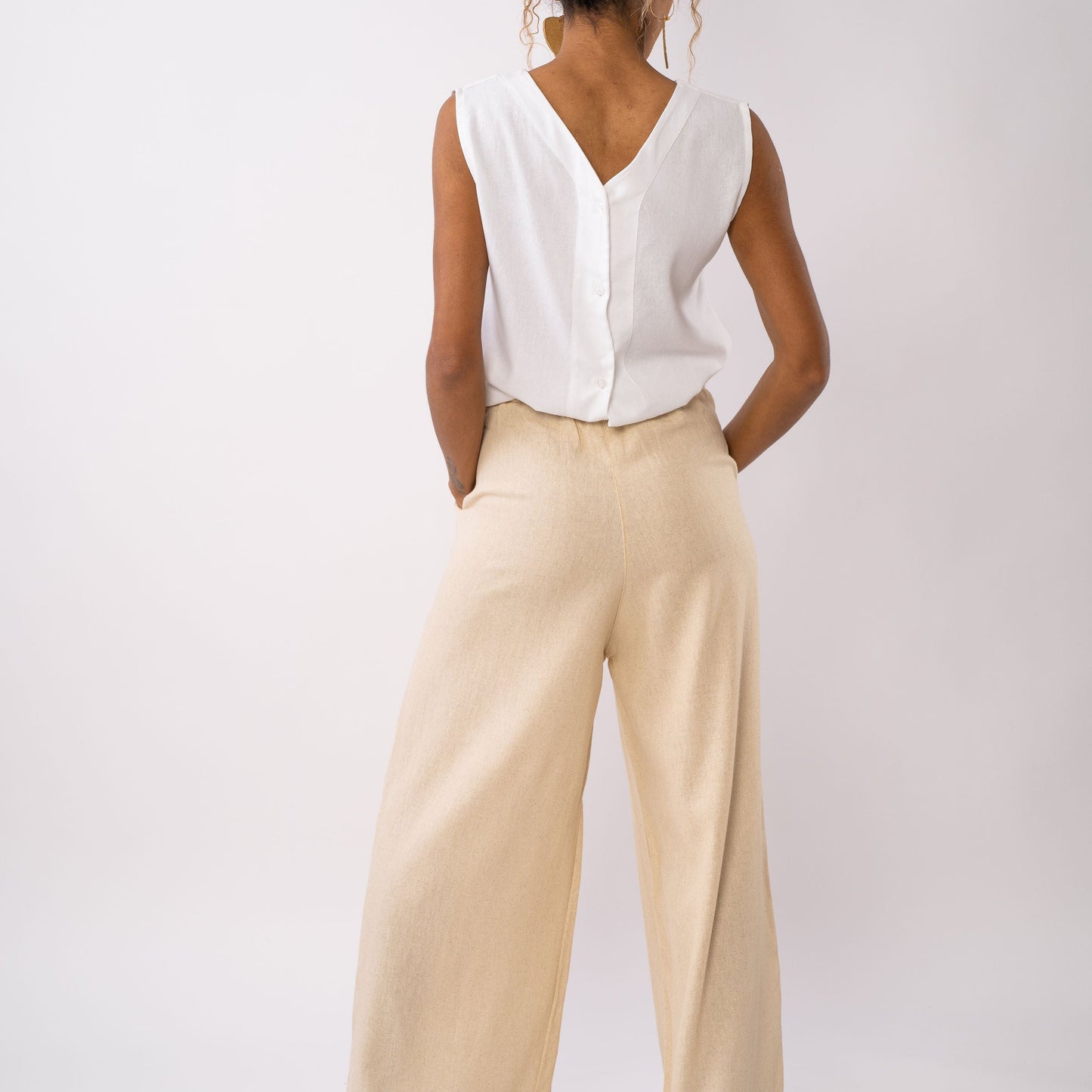 Pantalón Tem de lino