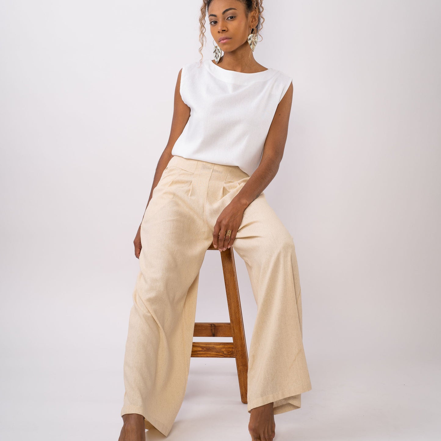 Pantalón Tem de lino