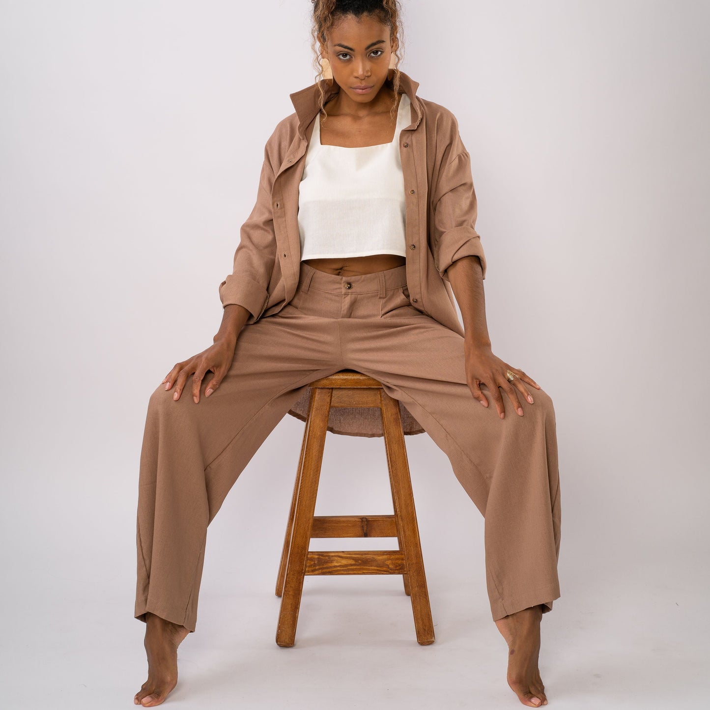 Pantalón Orégano Lino