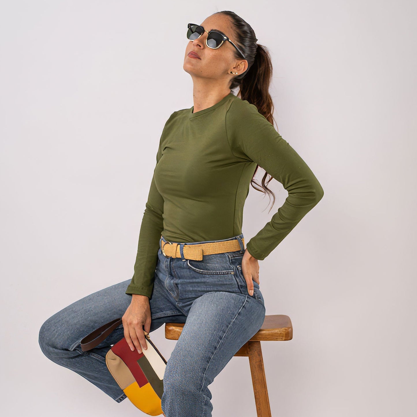 Buzo Cuello Redondo Verde