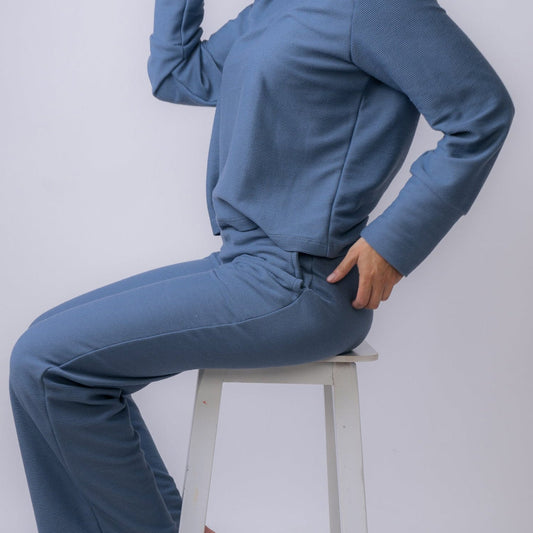Set Comfy Gris Azulado