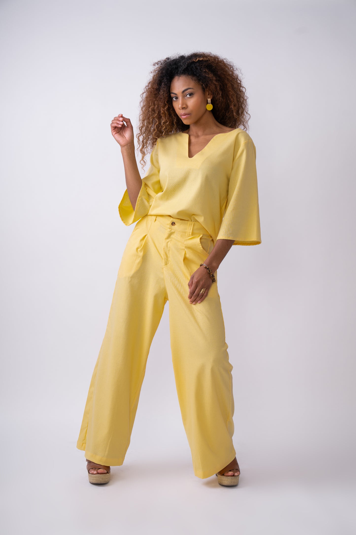 Camisa Manga Campana