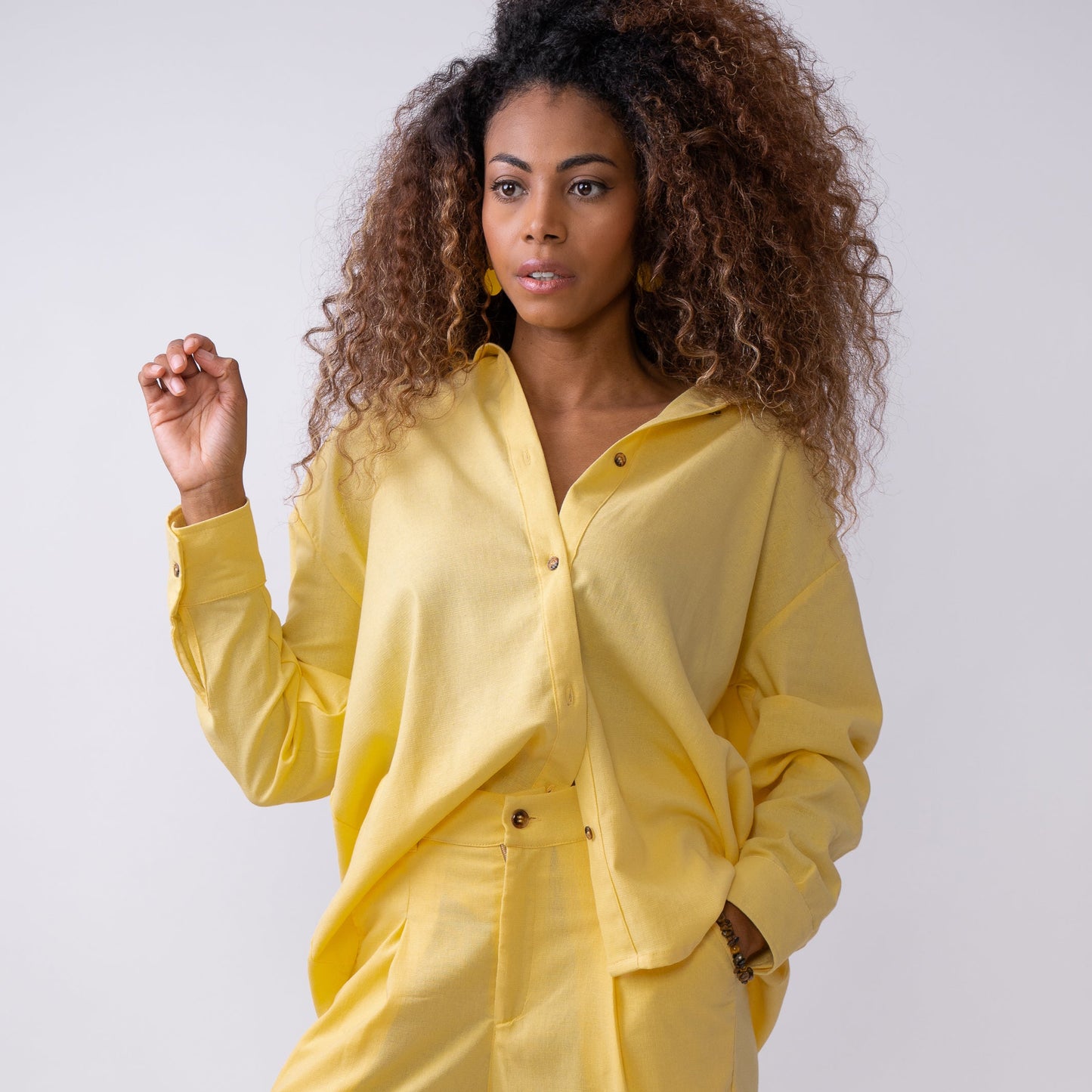 Camisa Oversized Lino