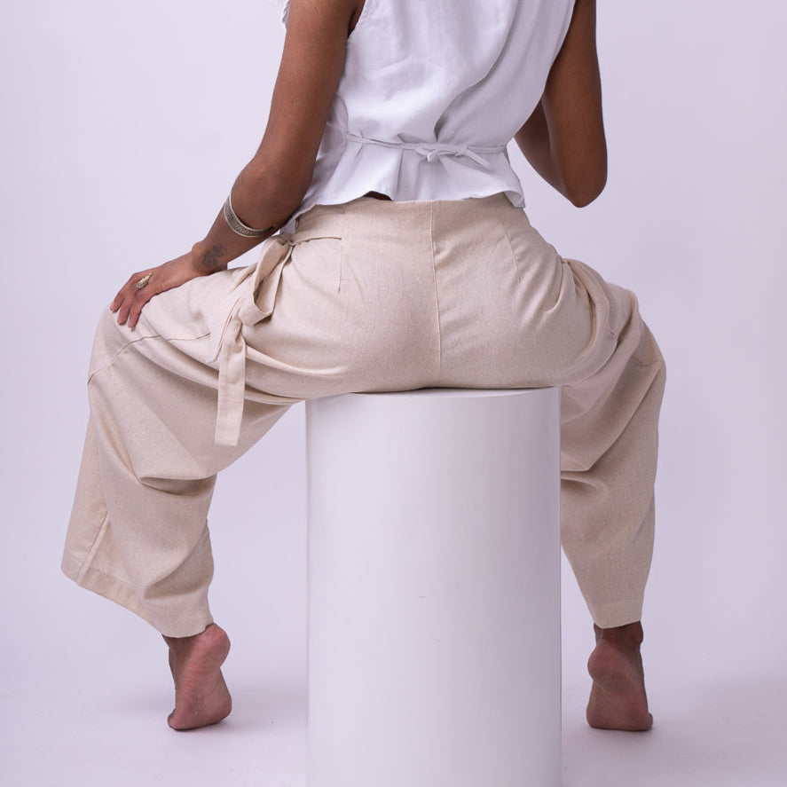 Pantalón Lazo Natural