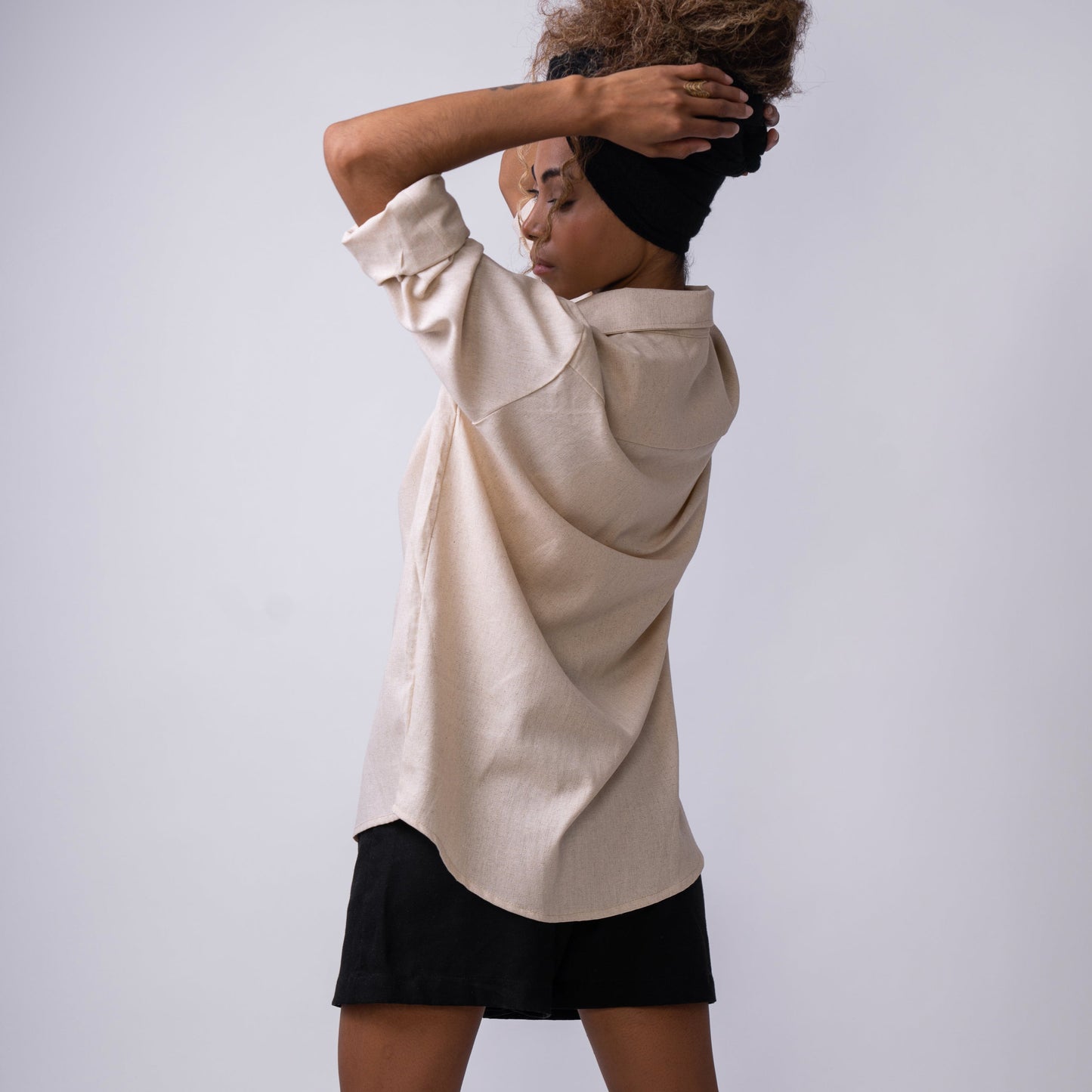 Camisa Oversize Natural