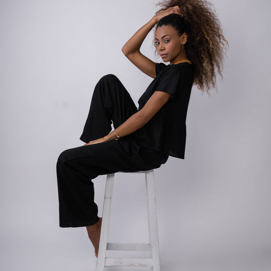 Pantalón Suelto Negro