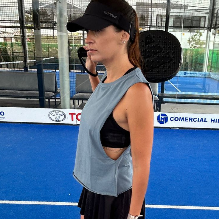 Musculosa Con Capucha de Algodón Premium