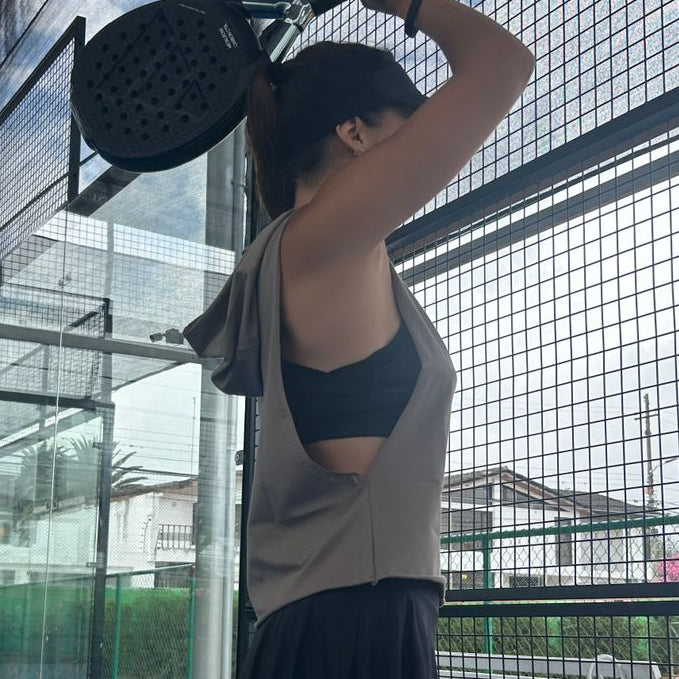 Musculosa Con Capucha de Algodón Premium